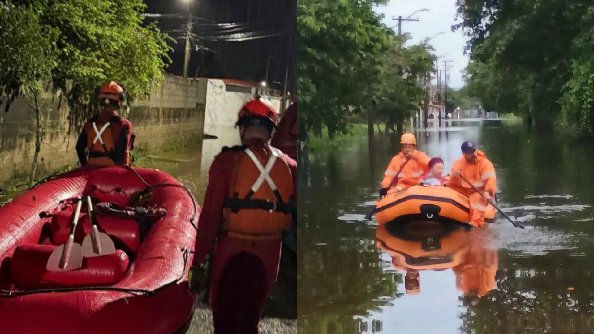 300 pessoas ficaram desabrigadas em Peruíbe (SP) após chuvas fortes