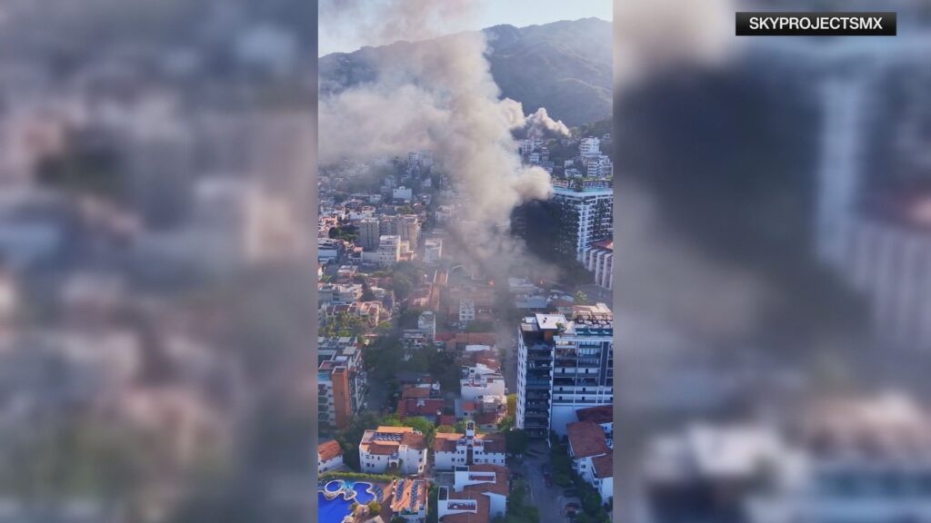 Vídeo: Drone mostra incêndios no México após "El Mencho" ser preso