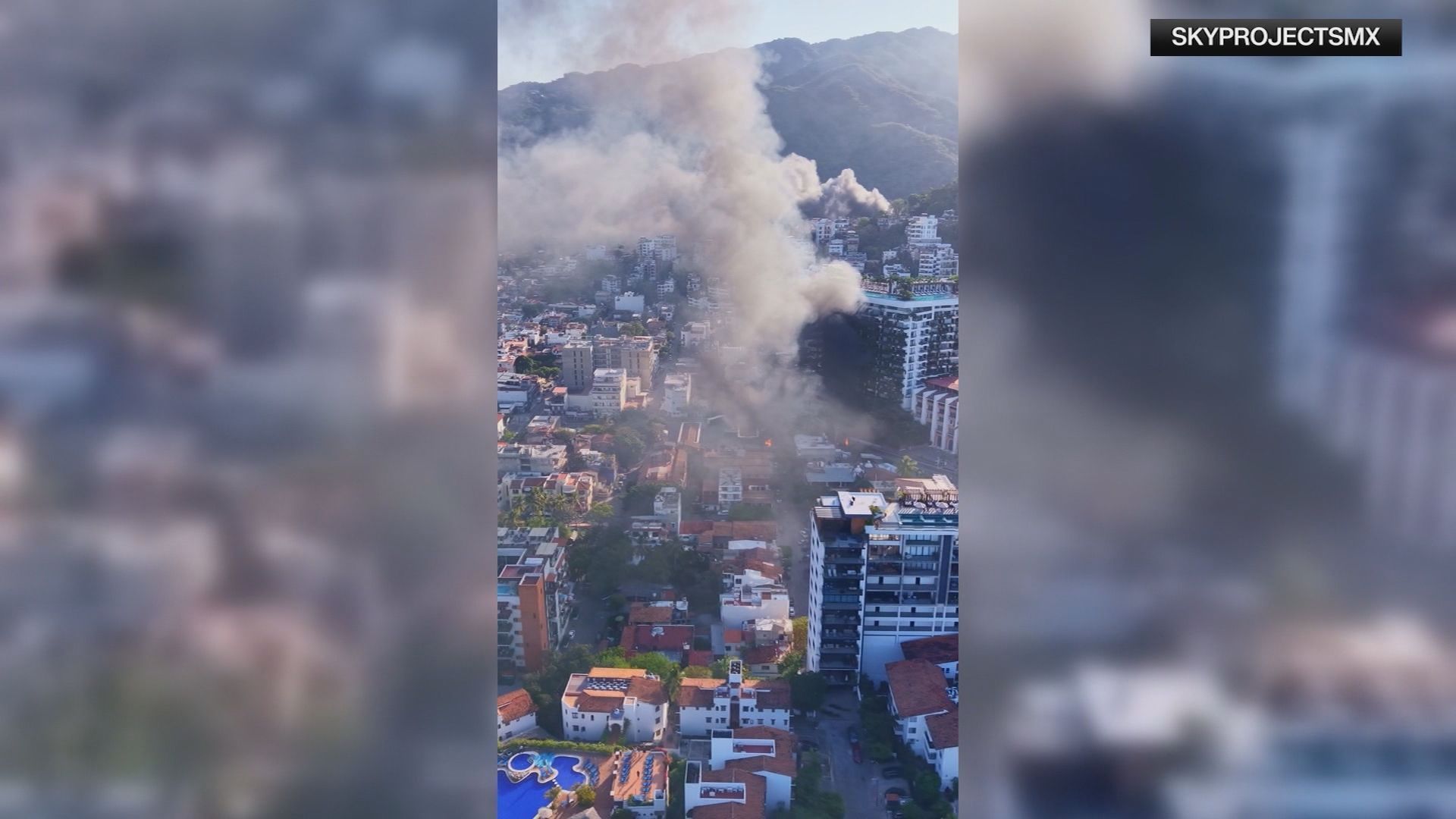 Vídeo: Drone mostra incêndios no México após "El Mencho" ser preso