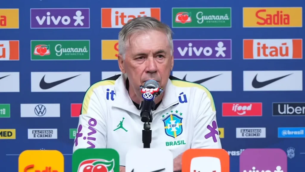 Carlo Ancelotti diz torcer para a Itália, mas não vai assistir ao jogo