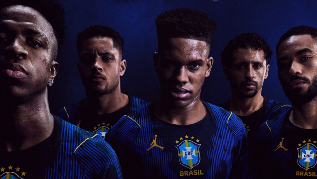 Vaza suposto uniforme reserva completo do Brasil para 2026