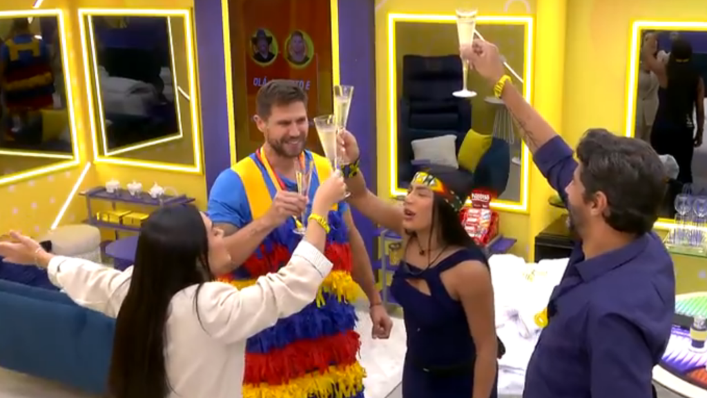 Cowboy brinda rivais no Paredão do BBB 26: Momentos inesquecíveis