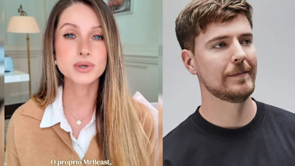 Influenciadora brasileira processa MrBeast por assédio e abuso legal