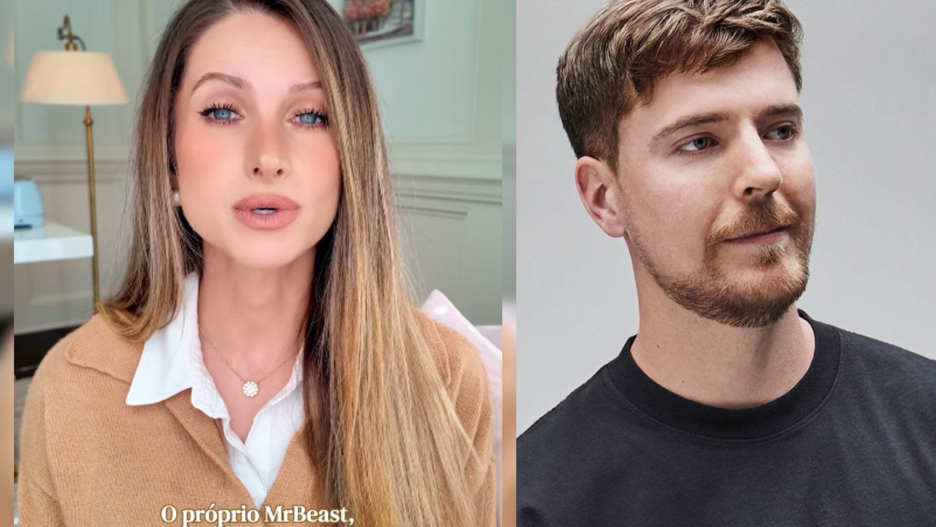 Influenciadora brasileira processa MrBeast por assédio e abuso legal