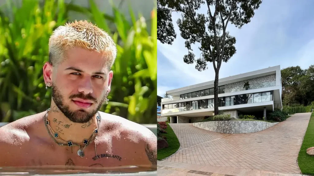 Zé Felipe coloca à venda mansão avaliada em R$ 27 milhões de luxo