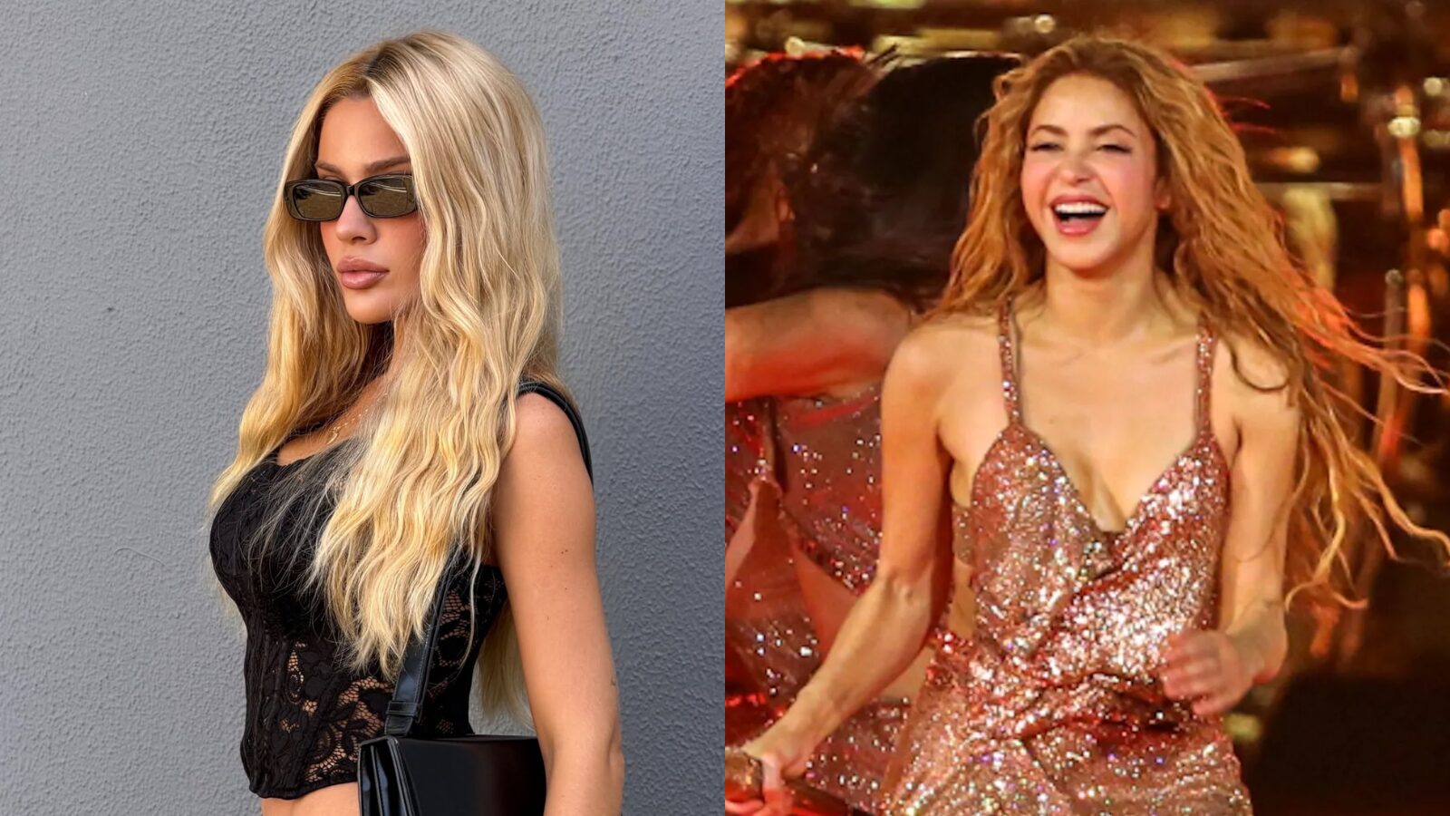 "Idênticas: Karoline Lima é confundida com Shakira no Rio"