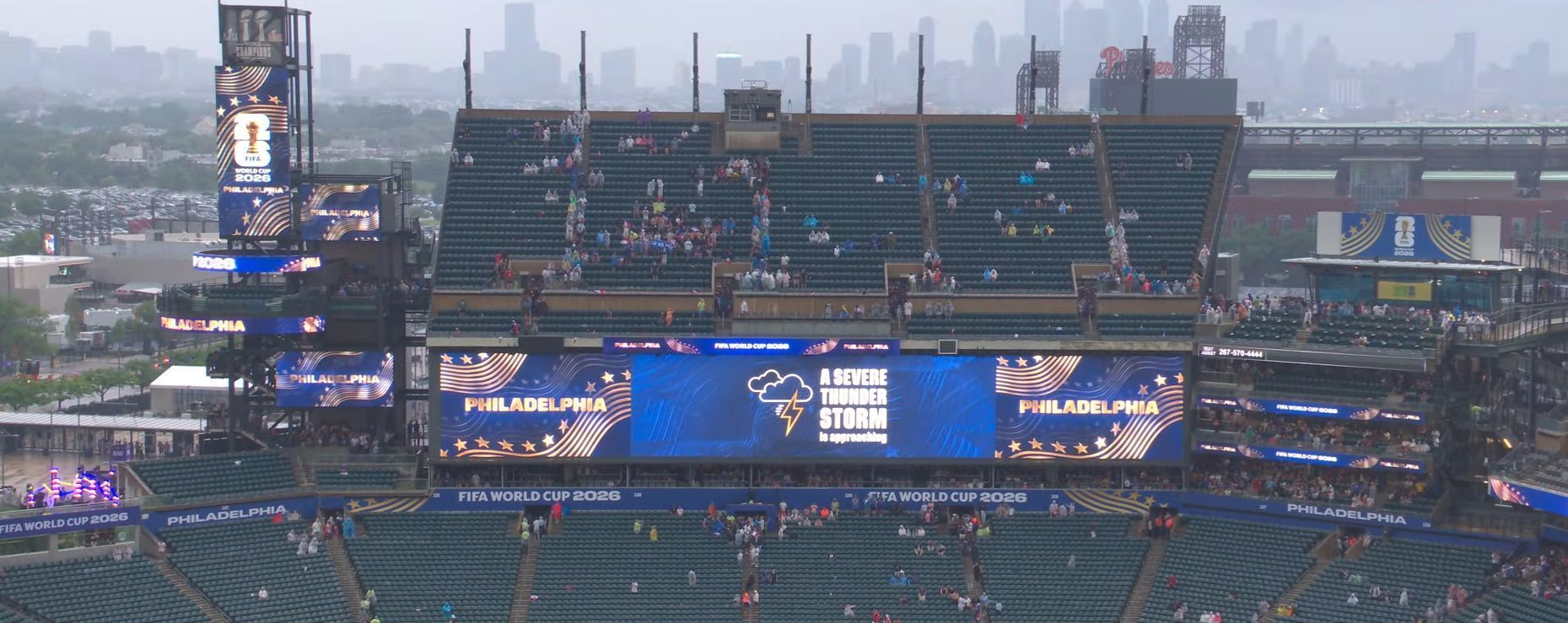 Brasil x Escócia com tempestade: Previsão de chuva durante o jogo
