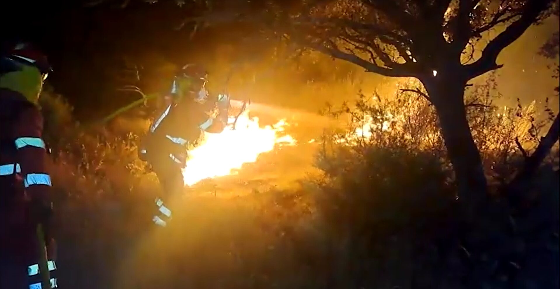 Bombeiros combatem incêndios florestais em regiões da Espanha com eficácia