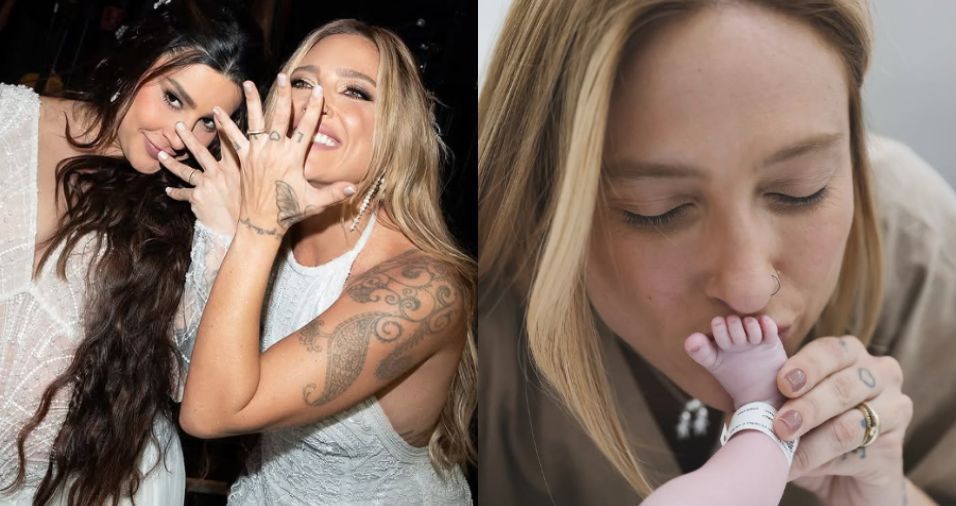 Mulher de Lauana Prado, Tati Dias revela emoção do nascimento de Dom