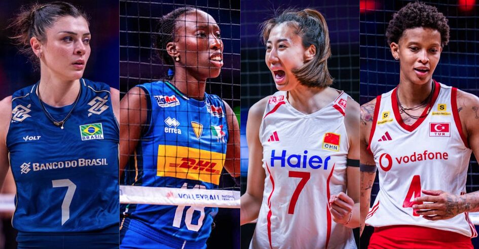 Clássico e surpresas: semifinais emocionantes da VNL Feminina