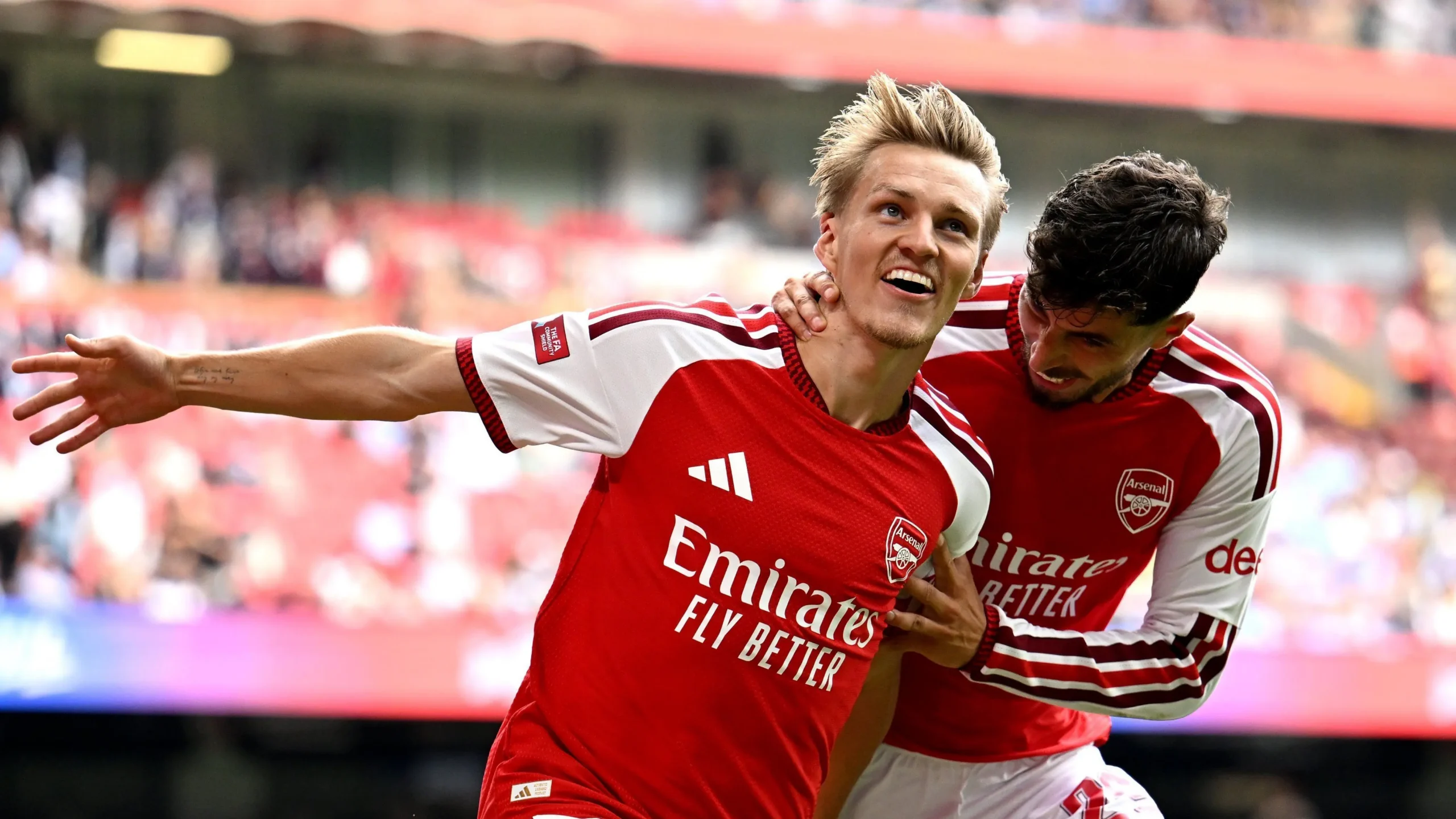 Arsenal vence o City por 3 a 0 e é campeão da Supercopa