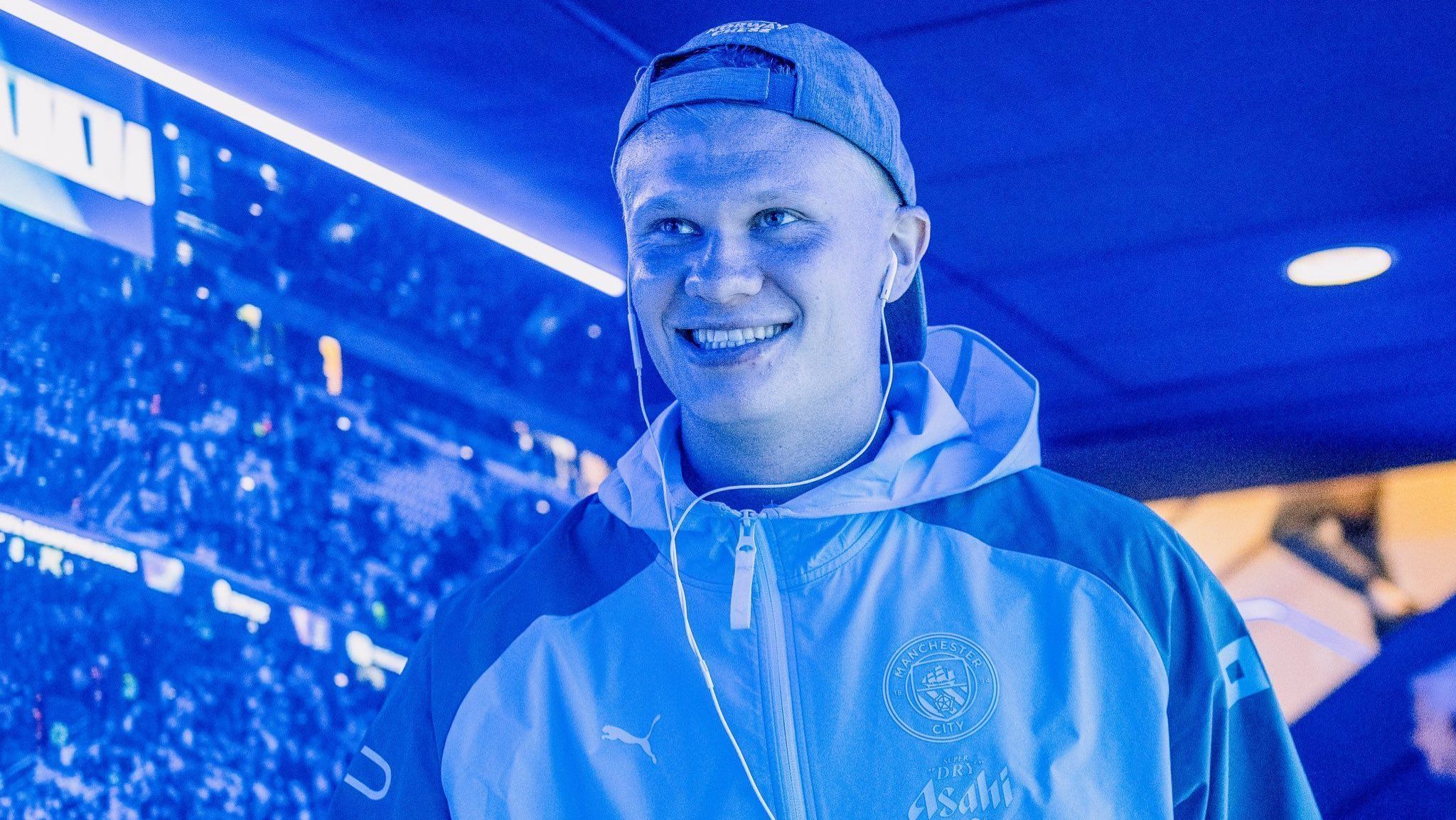Haaland, astro do Manchester City, surpreende com novo visual