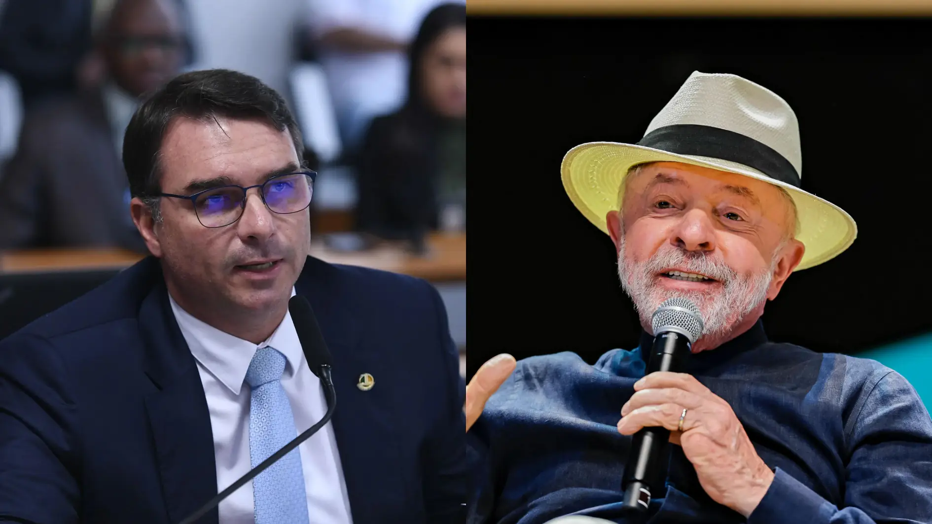Veritá: Flávio tem 48,5% no 2º turno, Lula 43,1%