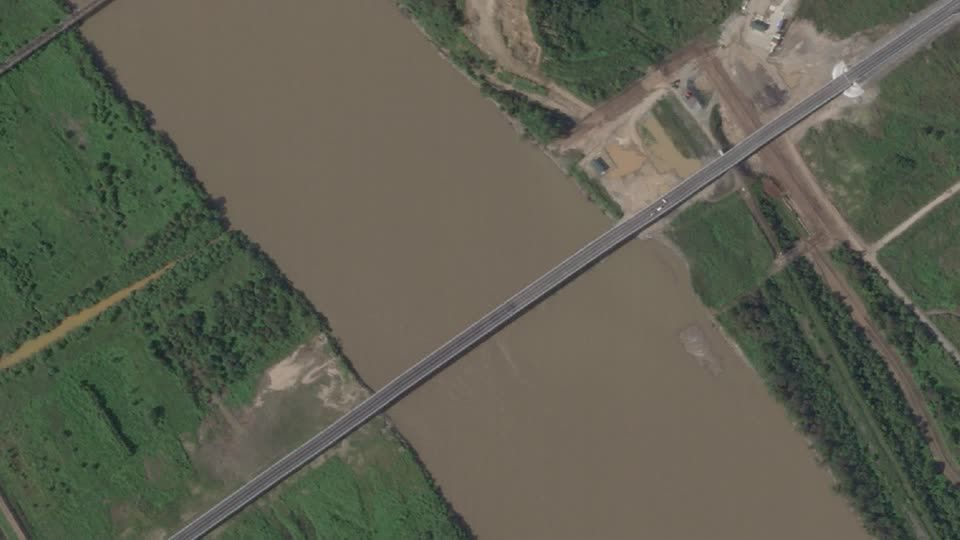 Imagem de satélite revela ponte entre Rússia e Coreia do Norte