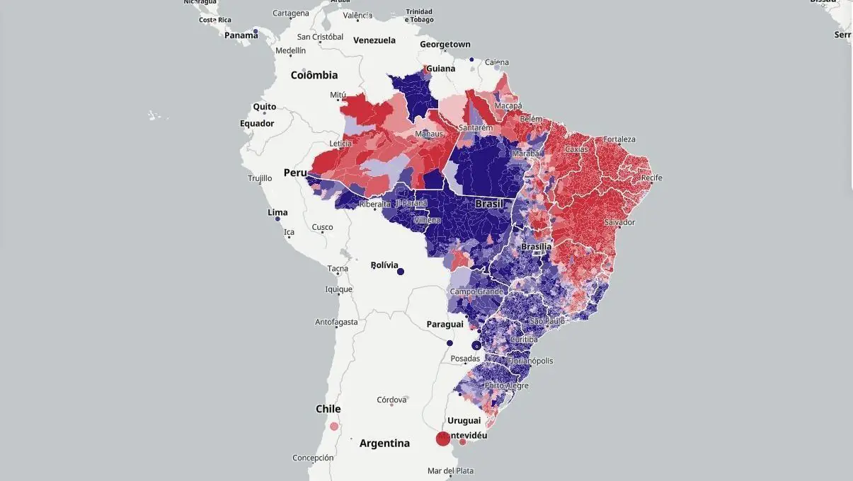 Eleições 2026: Análise da divisão de votos por localidades no Brasil