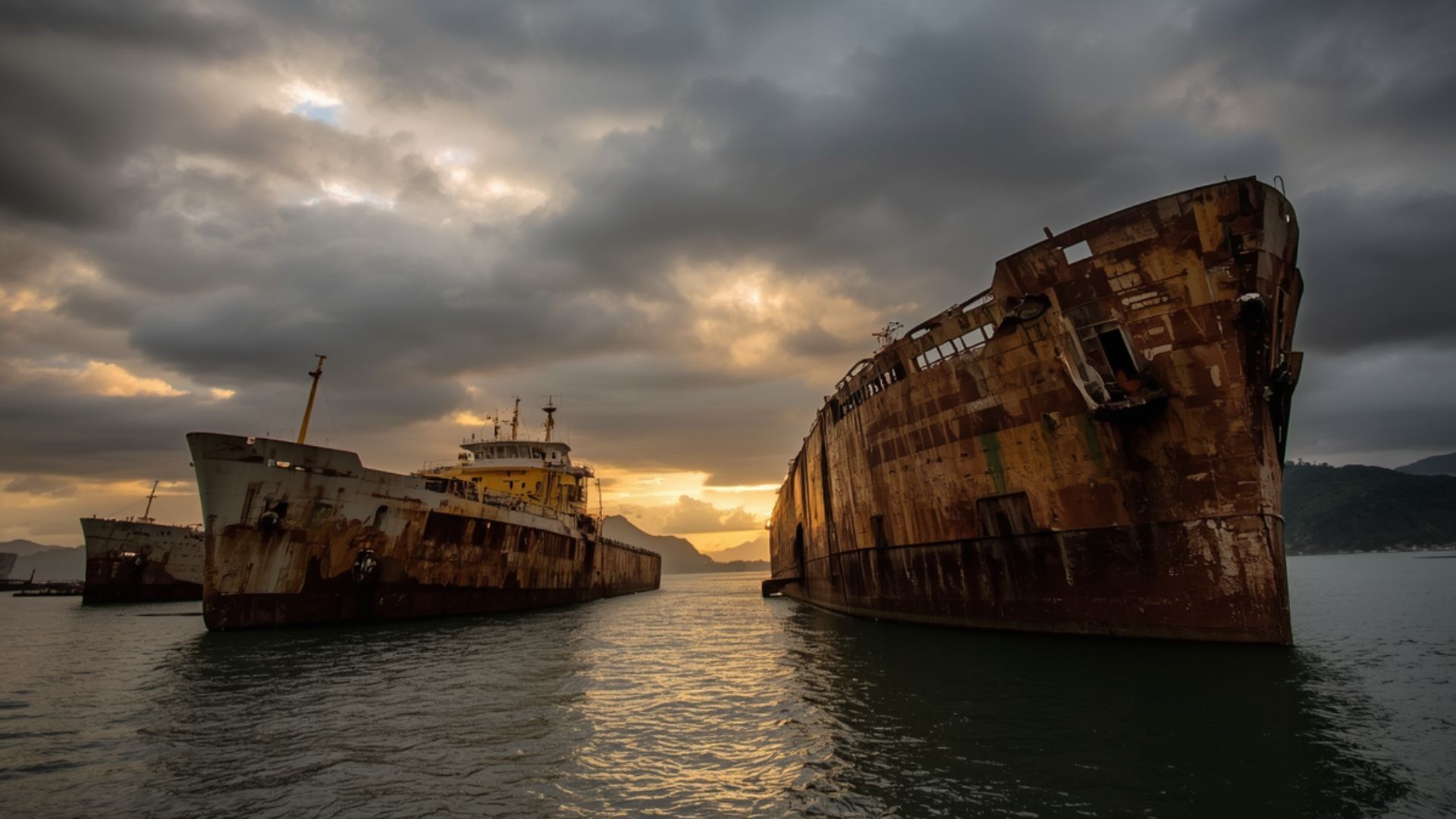 Esqueletos de aço: como navios abandonados salvaram estaleiro