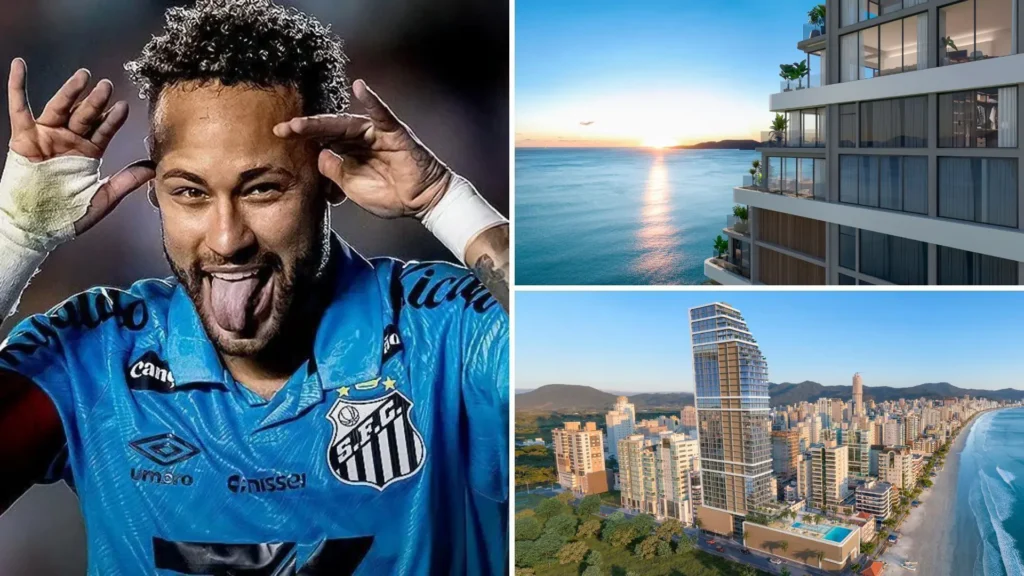 Neymar no litoral catarinense: luxo e tecnologia em apartamentos