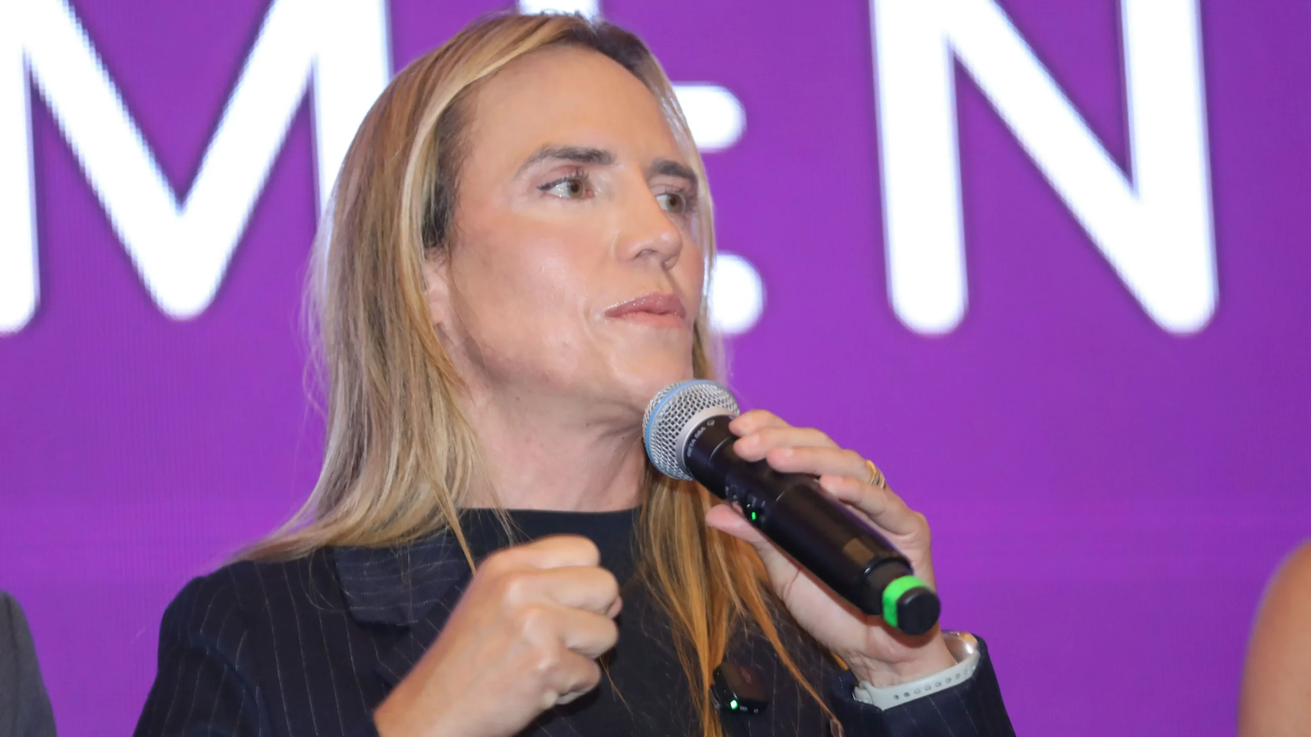 Celina Leão, candidata ao governo do DF, participa do 2º turno